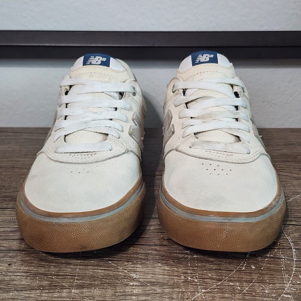 New Balance Numeric 255 Men's Athletic Skate Shoes Sneakers Size 9.5 Beige - Picture 2 of 9